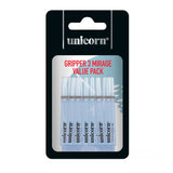 Unicorn Gripper 3 Mirage Blue Medium Shafts Value Pack x 5-1-Premier Darts