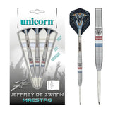 Unicorn Jeffrey de Zwaan Maestro Phase 2 90% Tungsten Steel Tip Darts
