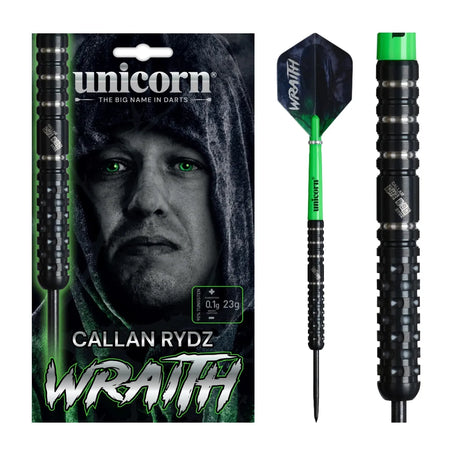 Unicorn Callan Rydz Wraith 90% Tungsten Steel Tip Darts