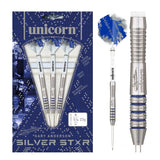 Unicorn Darts Gary Anderson Silver Star P3 80% Tungsten Steel Tip Darts-1-21 GRAM-Premier Darts