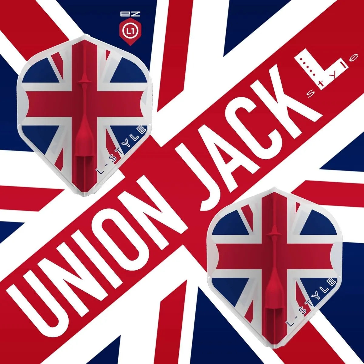 L-Style Darts L-Flight EZ L1 Union Jack Flights