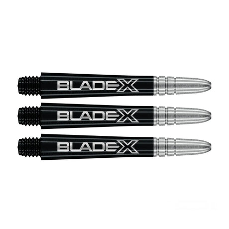Winmau Vecta Blade X Black & Silver Dart Shafts-Dart Shafts-1-Premier Darts