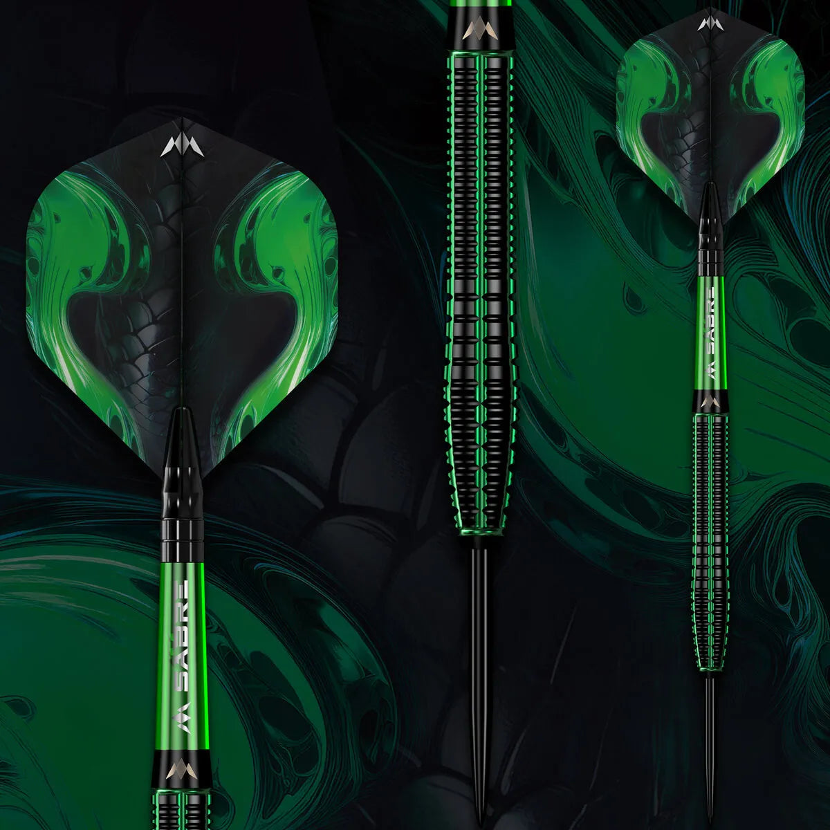 Mission Venom 90% Tungsten Steel Tip Darts-3-23 GRAM-Premier Darts