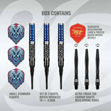 Shot Viking Raven 90% Tungsten Soft Tip Darts-4-18 GRAM-Premier Darts