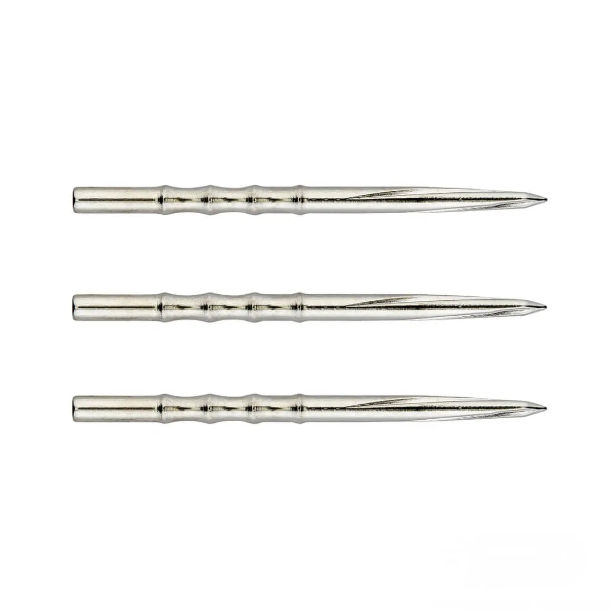 Unicorn Darts Volute Shouldered & Scalloped Steel Dart Points-4-Silver-Scalloped-36mm-Premier Darts