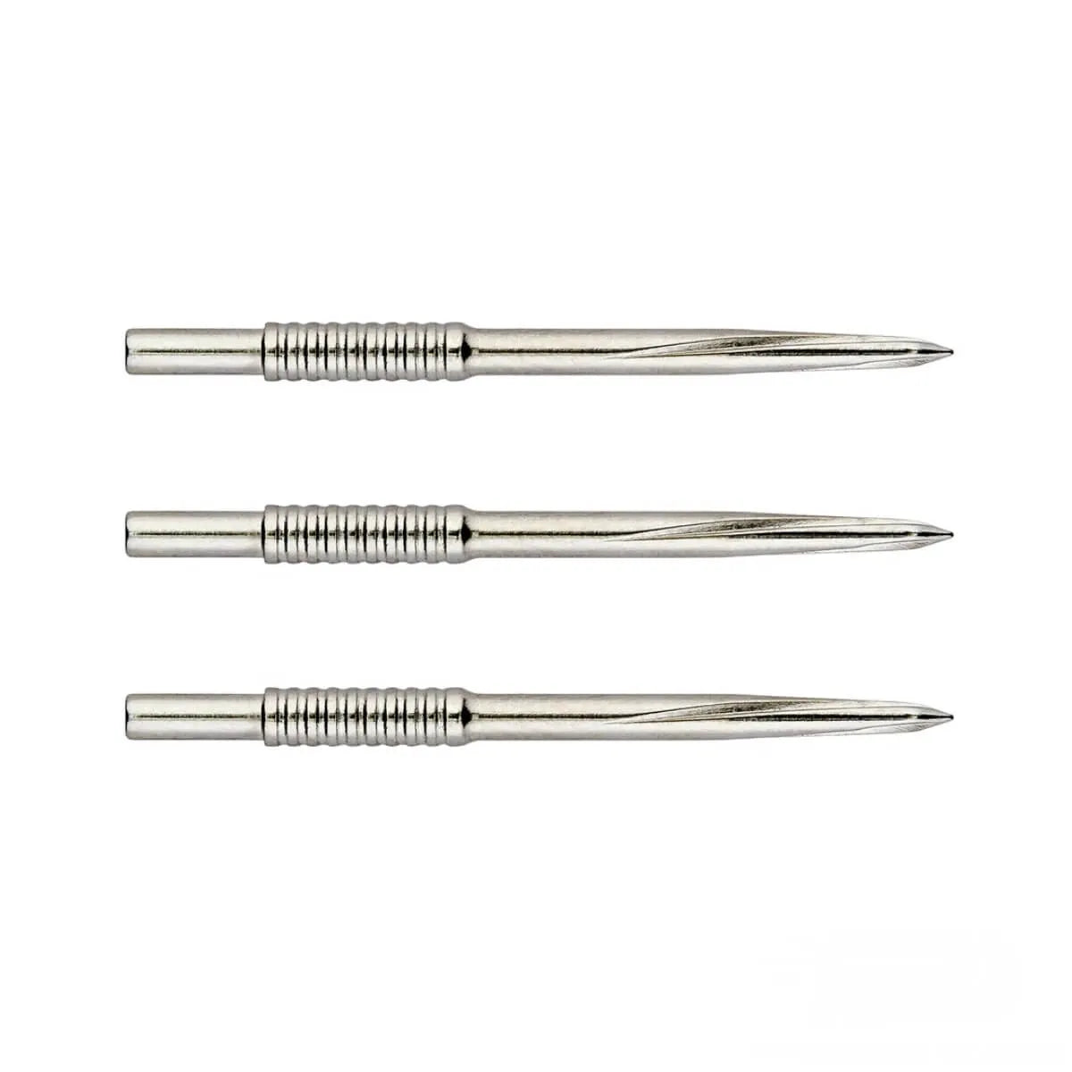 Unicorn Darts Volute Shouldered & Scalloped Steel Dart Points-3-Silver-Shouldered & Scalloped-36mm-Premier Darts