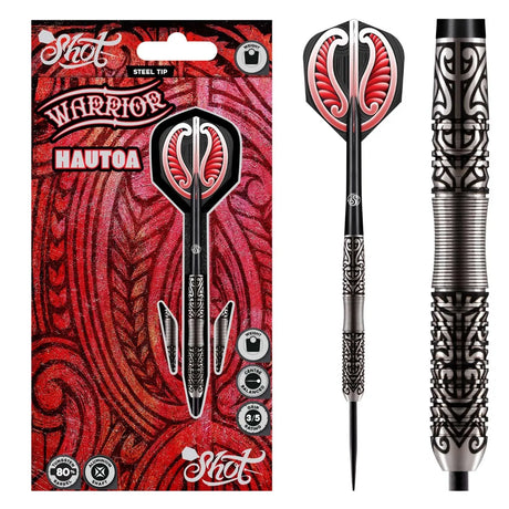 Shot Warrior Hautoa 80% Tungsten Steel Tip Darts-1-22 GRAM-Premier Darts