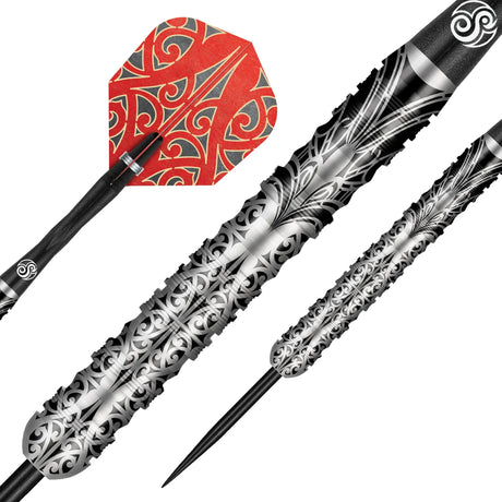 Shot Warrior Taiaha 90% Tungsten Steel Tip Darts-2-21 GRAM-Premier Darts