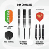 Shot Pro Series Willie O'Connor Magpie TP 90% Tungsten Steel Tip Darts-3-23 GRAM-Premier Darts