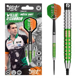 Shot Pro Series Willie O'Connor TP 90% Tungsten Steel Tip Darts-1-23 GRAM-Premier Darts