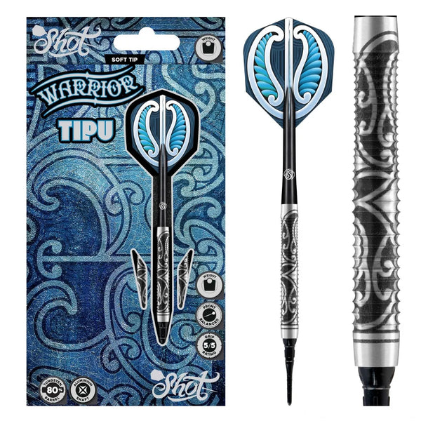 Shot Warrior Tipu 80% Tungsten Soft Tip Darts-1-18 GRAM-Premier Darts