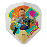 L-Style Darts L-Flight EZ Wayne Mardle V1 Type C White Flights-4-Premier Darts