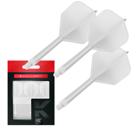 Target Darts K-Flex Flight System No6-34-White-Medium-Premier Darts