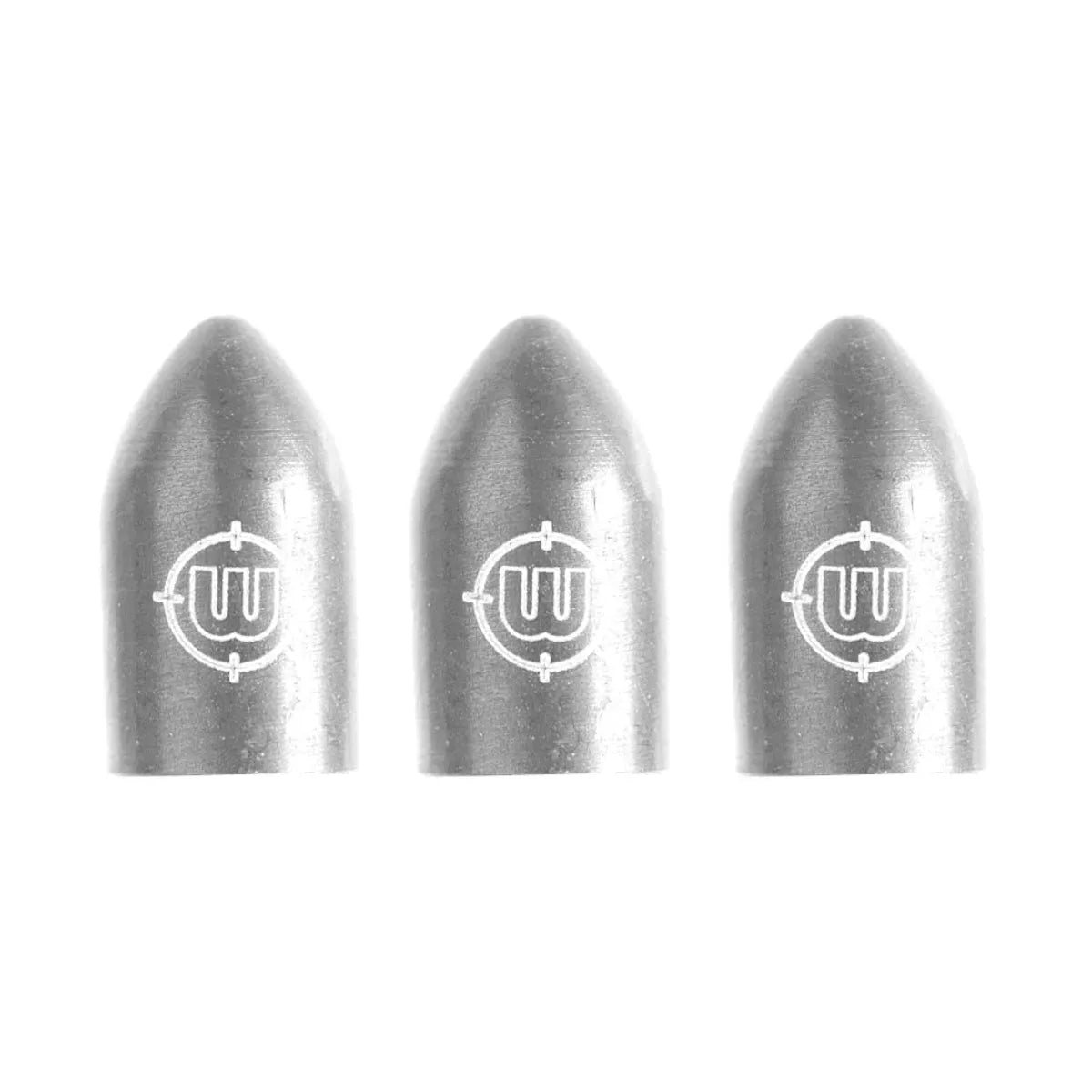 Winmau Whizlock Shaft Caps-3-Silver-Premier Darts