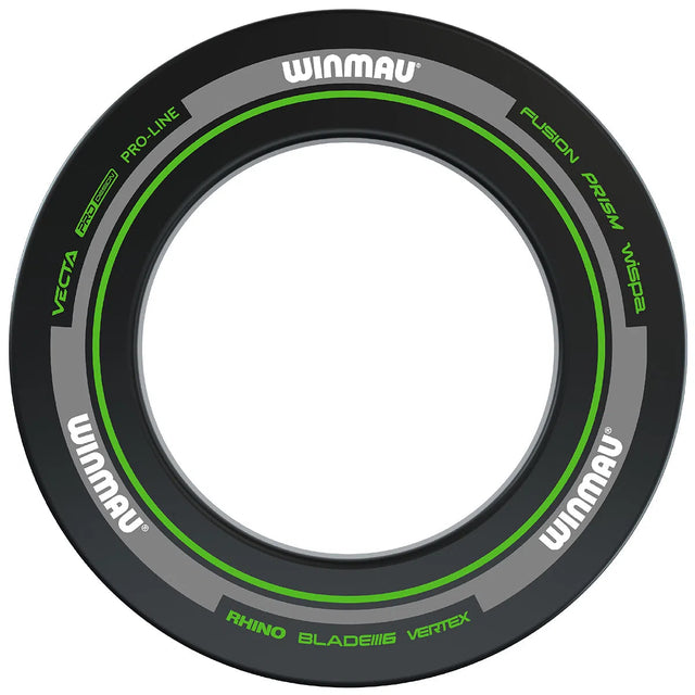 Winmau Advance Black & Green Dartboard Surround