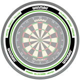 Winmau Advance White and Green Dartboard Surround