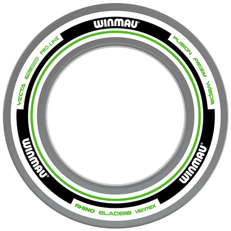 Winmau Advance White and Green Dartboard Surround