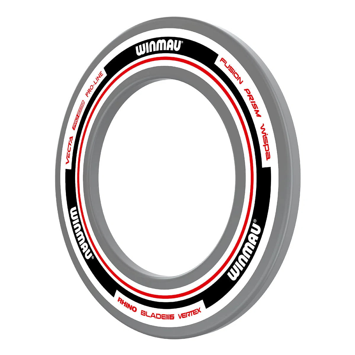Winmau Advance White & Red Dartboard Surround