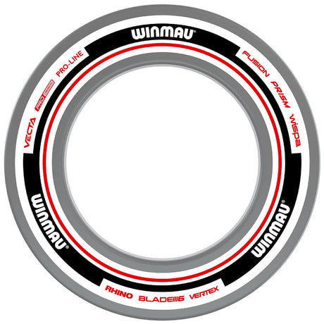 Winmau Advance White and Red Dartboard Surround