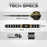 Winmau Alex Spellman 90% Tungsten Steel Tip Darts