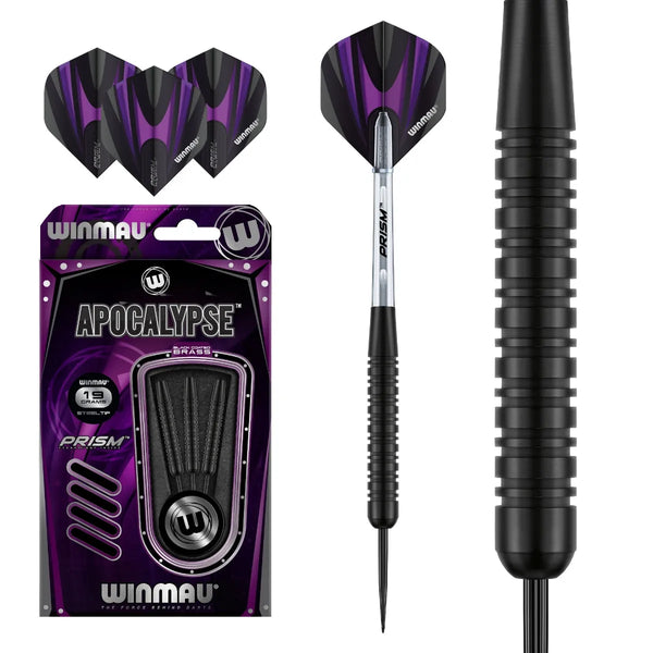 Winmau Apocalypse Brass Darts Steel Tip Darts-1-19 GRAM-Premier Darts