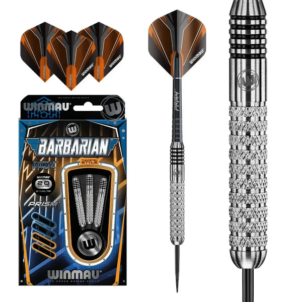 Winmau Barbarian Inox Steel Tungsten Style Steel Tip Darts-1-20 GRAM-Premier Darts