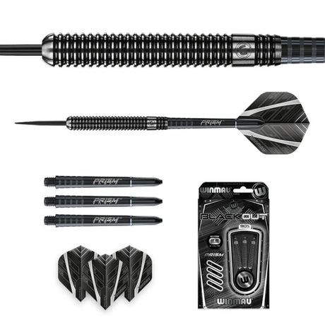 Winmau Blackout 1 90% Tungsten Steel Tip Darts