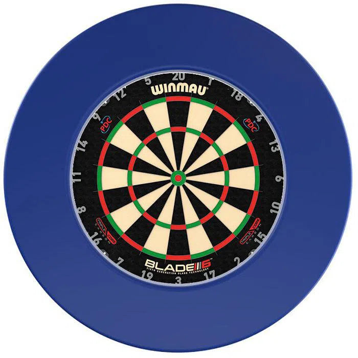 Winmau Blade 6 Carbon Triple Core Dartboard & Surround Bundle