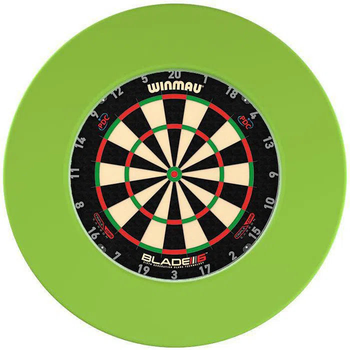 Winmau Blade 6 Carbon Triple Core Dartboard & Surround Bundle