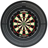 Winmau Blade 6 Carbon Triple Core Dartboard & Surround Bundle