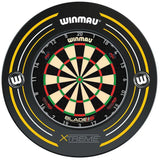 Winmau Blade 6 Carbon Triple Core Dartboard & Surround Bundle