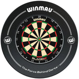 Winmau Blade 6 Carbon Triple Core Dartboard & Surround Bundle