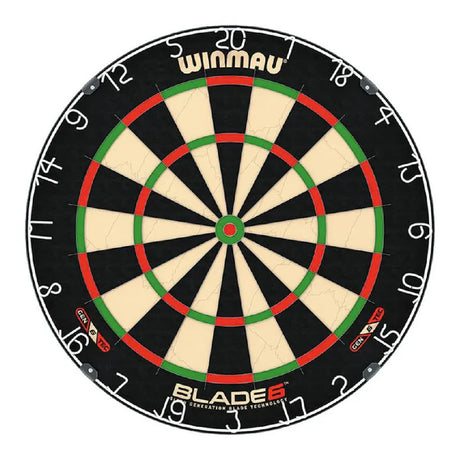 Winmau Blade 6 Dartboard & NPQ Surround Bundle-2-Premier Darts
