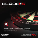 Winmau Blade 6 Triple Core Polaris & NPQ Surround Bundle-6-Premier Darts