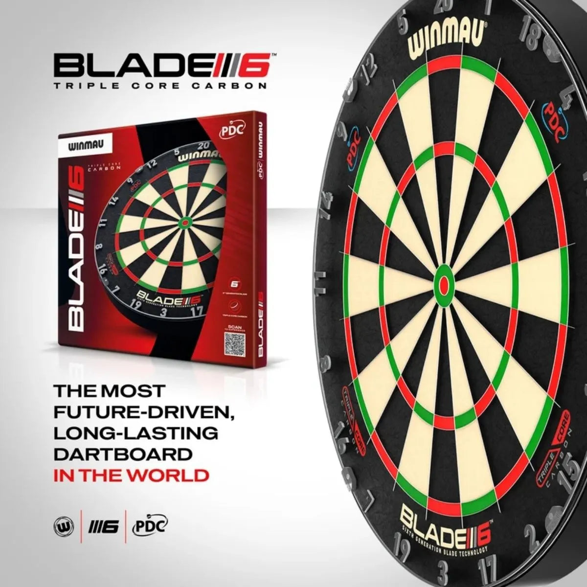 Winmau Blade 6 Triple Core Professional Level Dartboard-3-Premier Darts