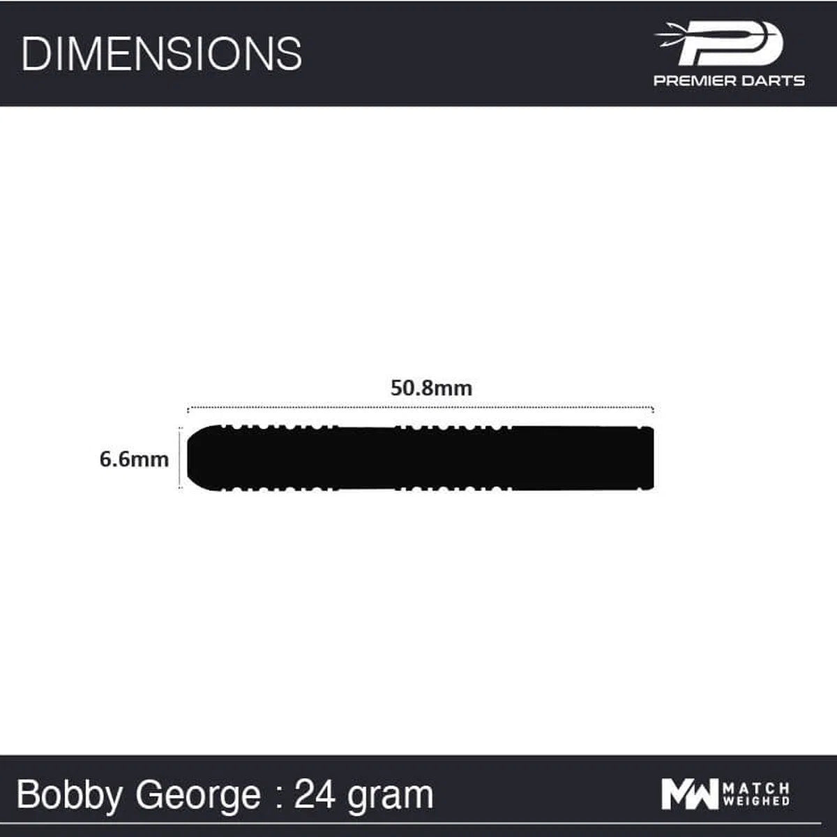 Winmau Bobby George 90% Tungsten Darts