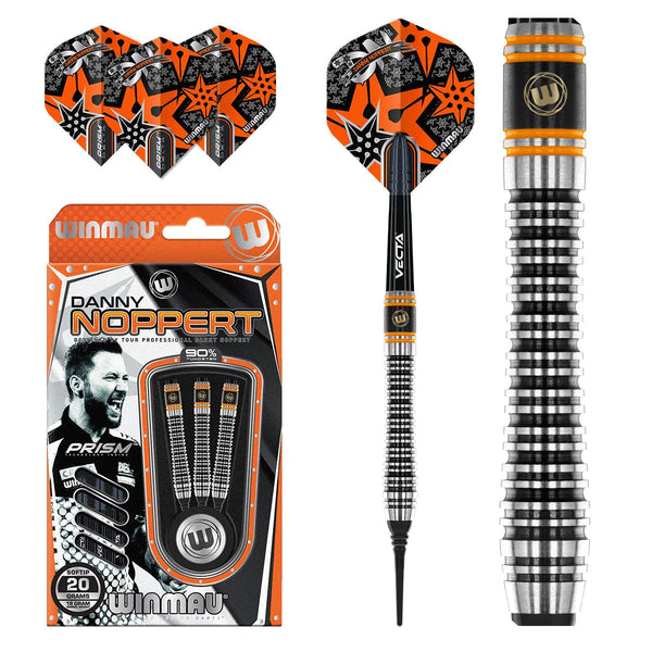 Winmau Danny Noppert Signature Edition 2.0 90% Tungsten Soft Tip Darts-1-20 GRAM-Premier Darts
