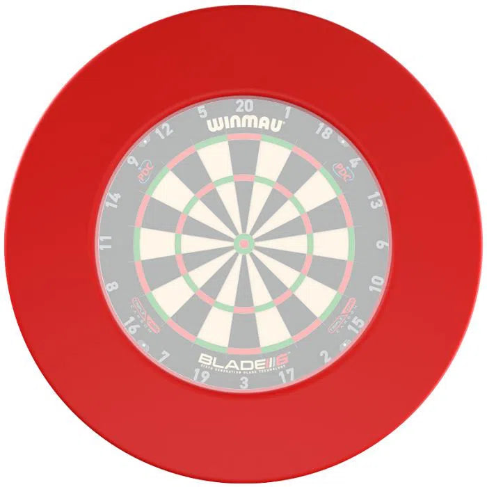 Winmau Dartboard Surround - Plain Red