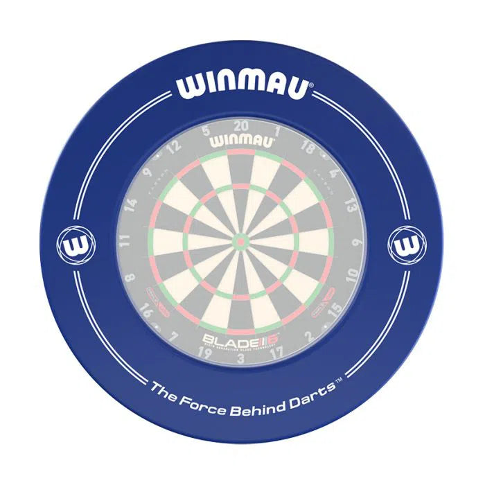 Winmau Dartboard Surround - Printed Blue