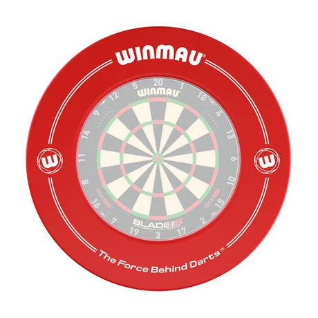 Winmau Dartboard Surround  Printed Red