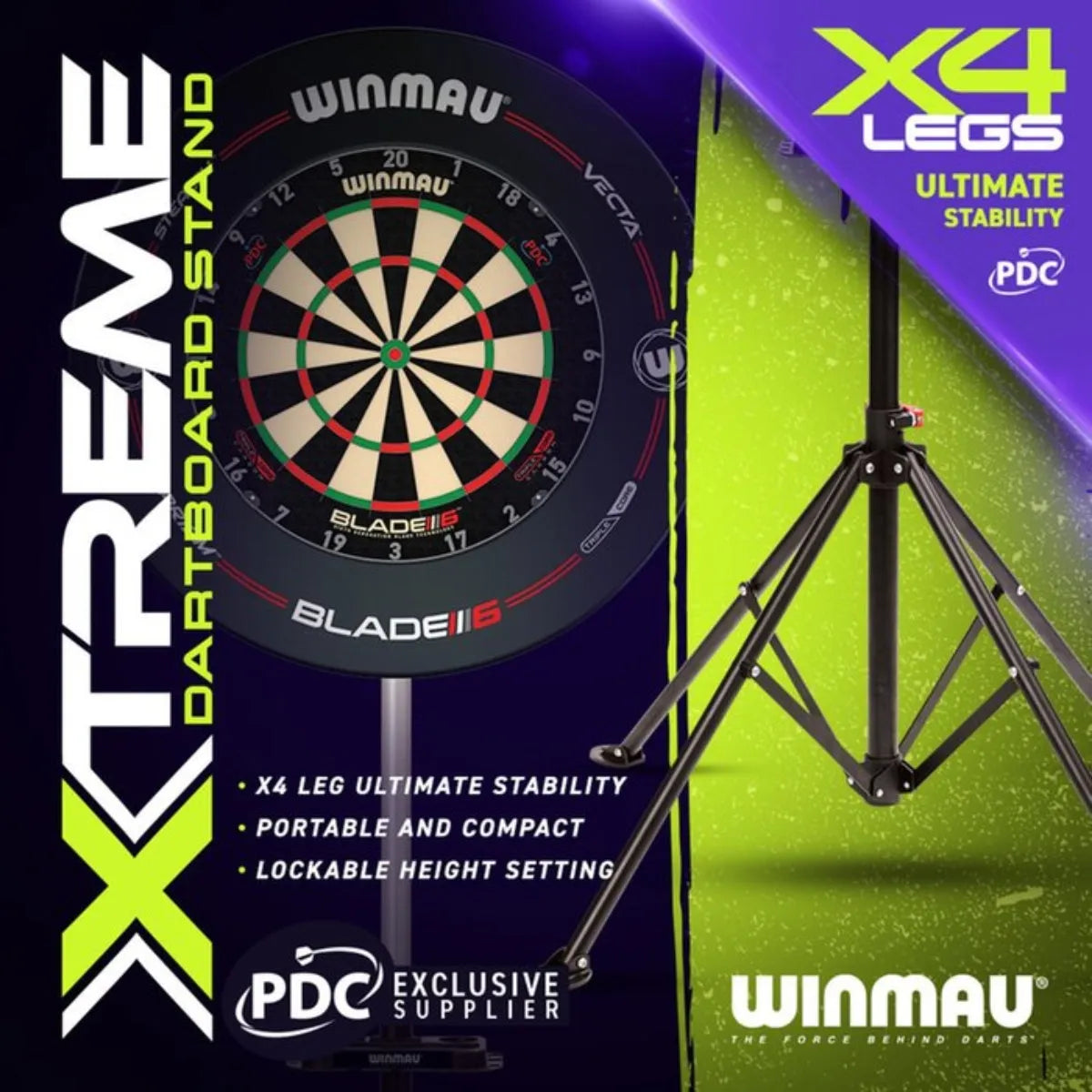 Winmau Darts Xtreme Dartboard Stand 2-2-Premier Darts