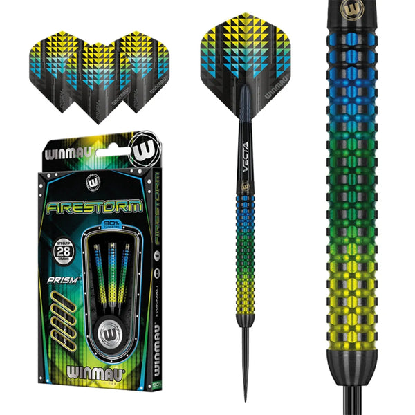 Winmau Firestorm 90% Tungsten Steel Tip Darts-1-21 GRAM-Premier Darts