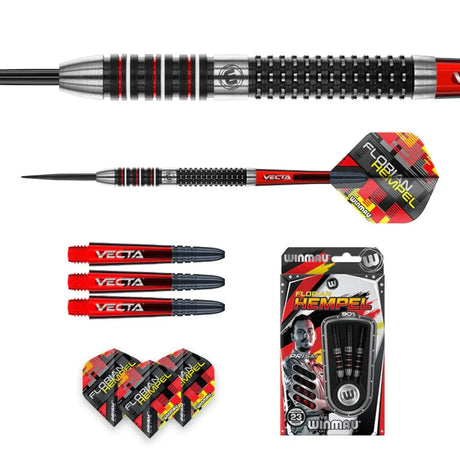 Winmau Florian Hempel 90% Tungsten Steel Tip Darts