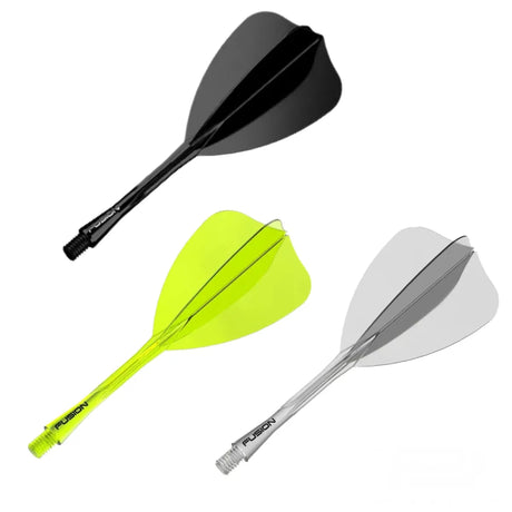 Winmau Fusion Arrow Integrated Flight System-1-Black-Short-Premier Darts