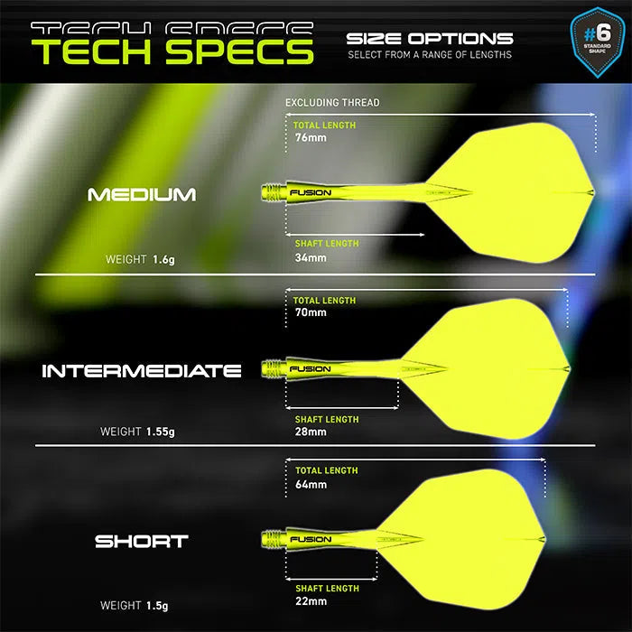 Winmau Fusion Integrated Flight System No6