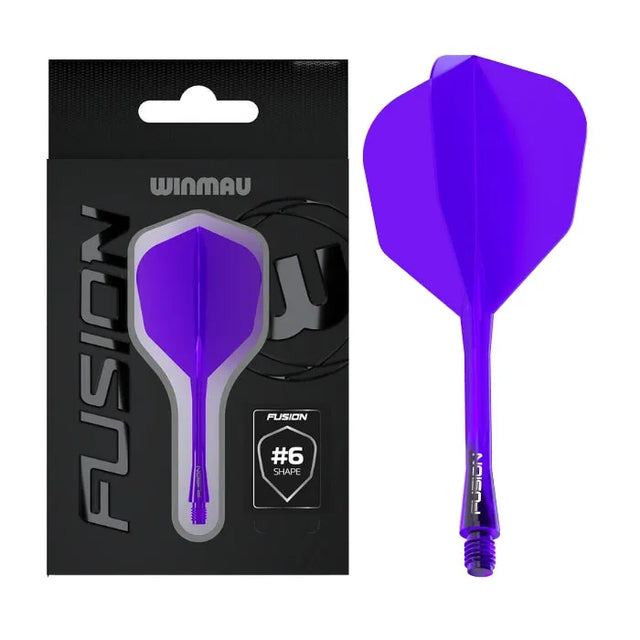 Winmau Fusion Integrated Flight System No6 - Purple