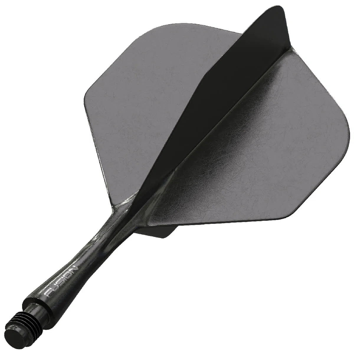 Winmau Fusion Integrated Flight System - Solid Black