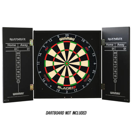 Winmau Iron Maiden Killers Black Dartboard Cabinet