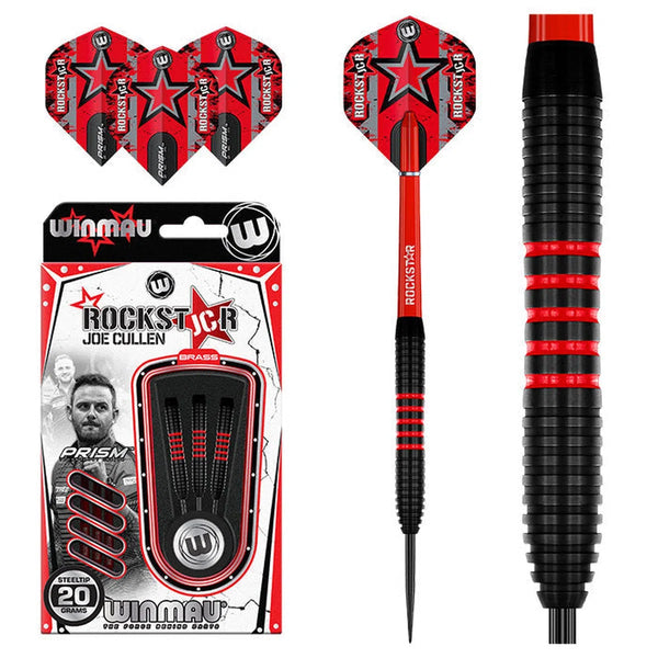 Winmau Joe Cullen Brass Steel Tip Darts-1-20 GRAM-Premier Darts