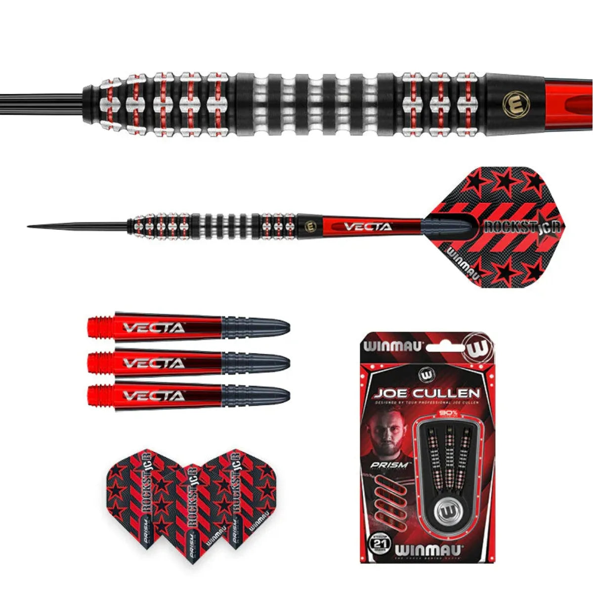 Winmau Joe Cullen Ignition 90% Tungsten Steel Tip Darts